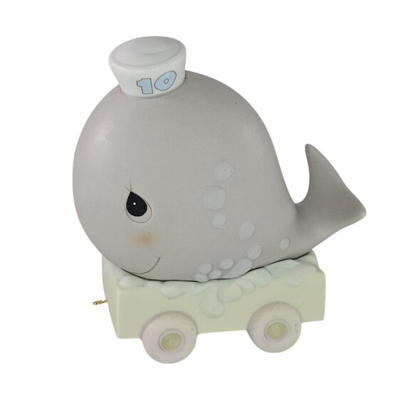 Precious Moments Enesco 1991 Age 10 May Your Birthday Be Mammoth Train Figurine - Picture 1 of 8